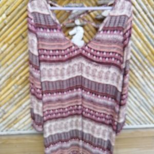 Billabong dress long shirt boho